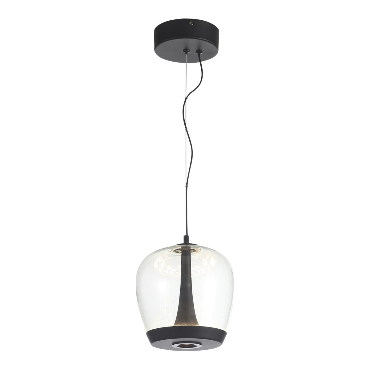 SL6014.423.01 Светильник подвесной ST-Luce Черный/Прозрачный, Черный LED 1*17W 3000K РИПЛ — изображение 4