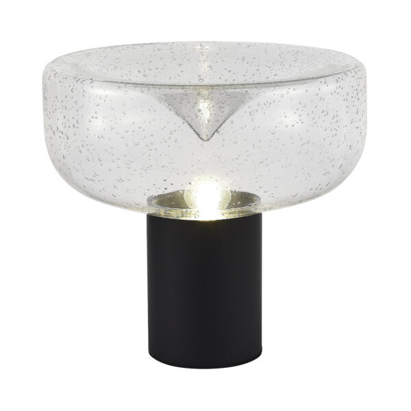 SL6014.424.01 Прикроватная лампа ST-Luce Черный/С пузырьками воздуха E27 1*40W РИПЛ