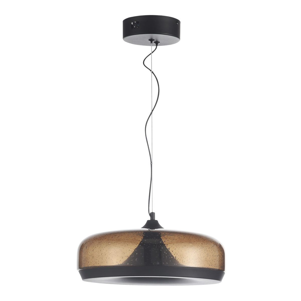 SL6014.603.01 Светильник подвесной ST-Luce Черный/Коричневый, с пузырьками LED 1*42W 3000K РИПЛ — изображение 2
