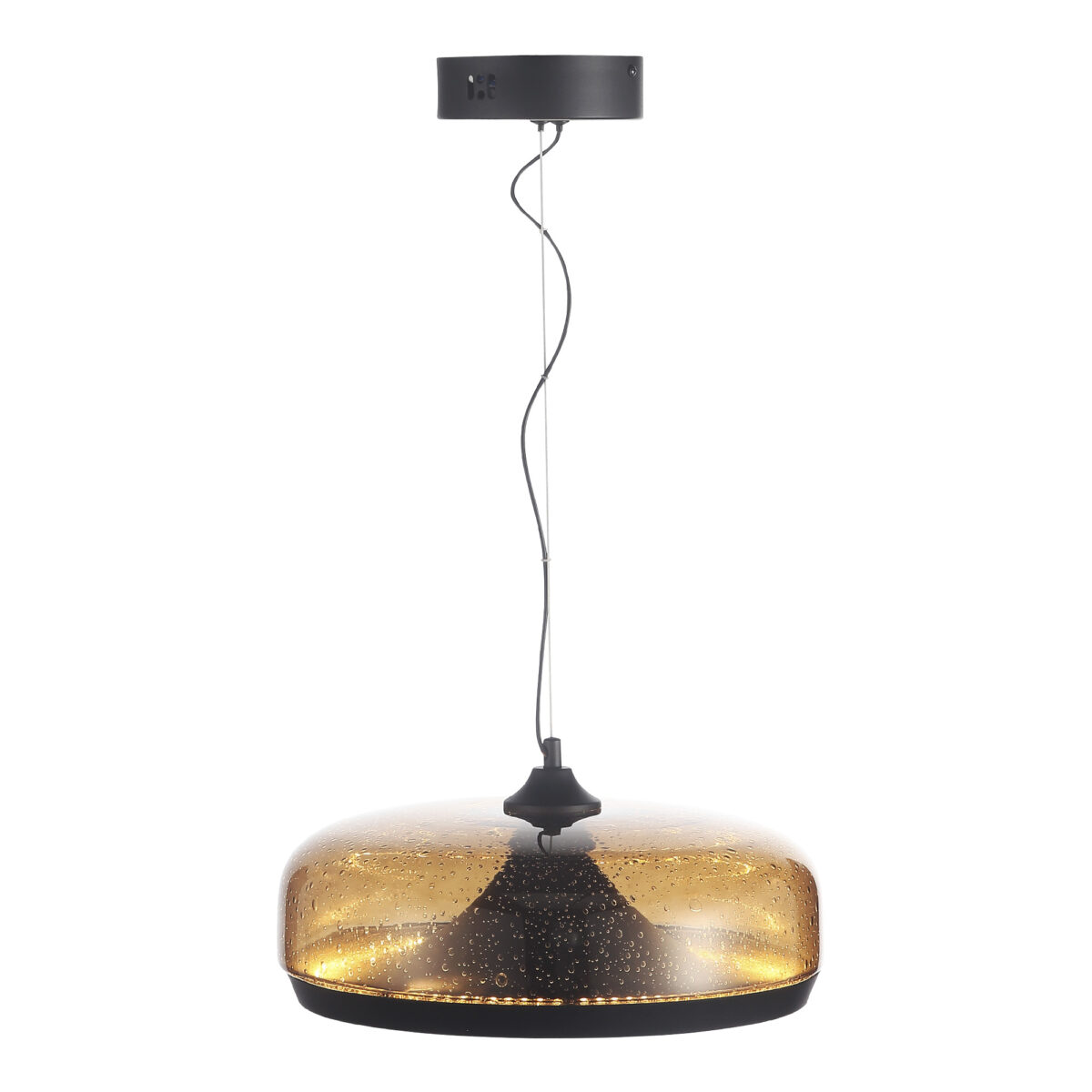 SL6014.603.01 Светильник подвесной ST-Luce Черный/Коричневый, с пузырьками LED 1*42W 3000K РИПЛ — изображение 3
