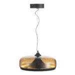 SL6014.603.01 Светильник подвесной ST-Luce Черный/Коричневый, с пузырьками LED 1*42W 3000K РИПЛ — изображение 3