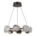 SL6018.203.64 Светильник подвесной ST-Luce черный/ золотистый / прозрачный LED 1*64W 4000K МИСТЕРИ — изображение 2