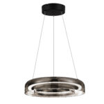 SL6019.323.01 Светильник подвесной ST-Luce Черный/Дымчатый, Белый LED 1*18W 3000K ФОРЕЙ