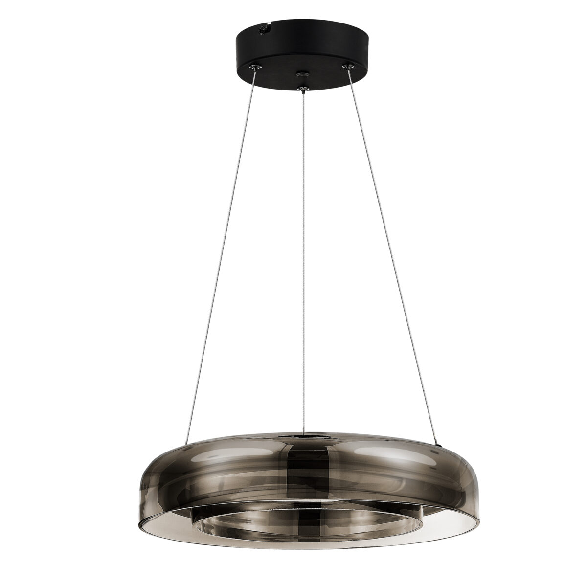 SL6019.323.01 Светильник подвесной ST-Luce Черный/Дымчатый, Белый LED 1*18W 3000K ФОРЕЙ — изображение 2