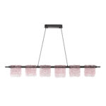 SL6021.403.36 Светильник подвесной ST-Luce черный/розовый LED 1*36W 3000K ВУАЛЬ