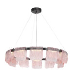 SL6021.403.66 Светильник подвесной ST-Luce черный/розовый LED 1*66W 3000K ВУАЛЬ — изображение 2