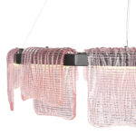 SL6021.403.66 Светильник подвесной ST-Luce черный/розовый LED 1*66W 3000K ВУАЛЬ — изображение 3