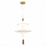 в наличии SL6101.213.01 Люстра подвесная ST-Luce Золотистый/Белый LED 1*15W 3000K ИСОЛА - купить в интернет-магазине Светильники Торг