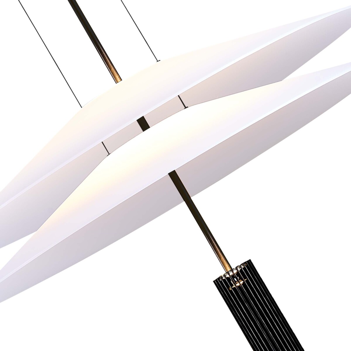 в наличии SL6101.403.01 Люстра подвесная ST-Luce Черный/Белый LED 1*15W 3000K ИСОЛА - купить в интернет-магазине Светильники Торг