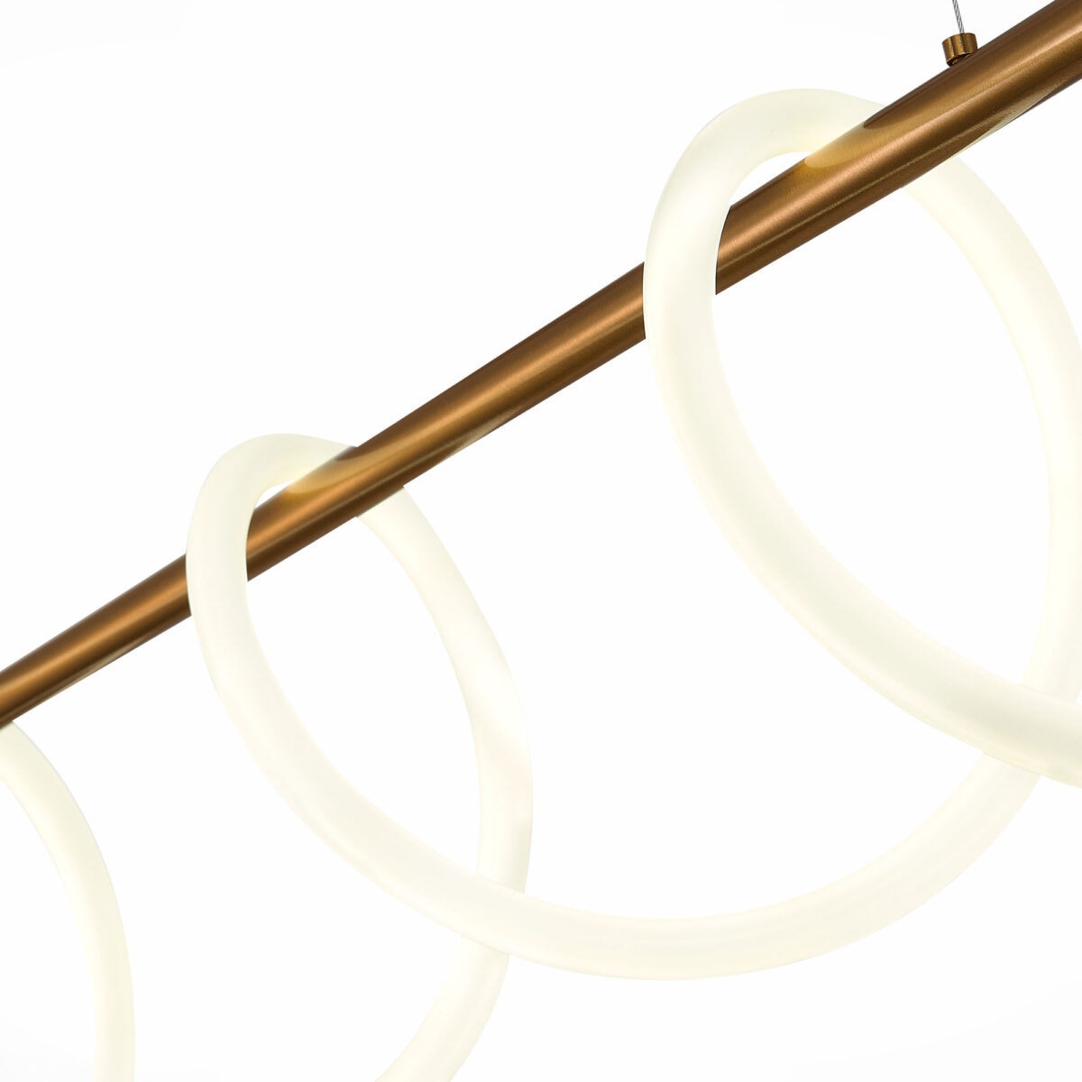 SL6102.303.45 Светильник подвесной ST-Luce Латунь/Белый LED 1*45W 4000K САГРАТО — изображение 4