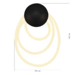 SL6102.411.30 Светильник настенный ST-Luce Черный/Белый LED 1*30W 3000K САГРАТО — изображение 3