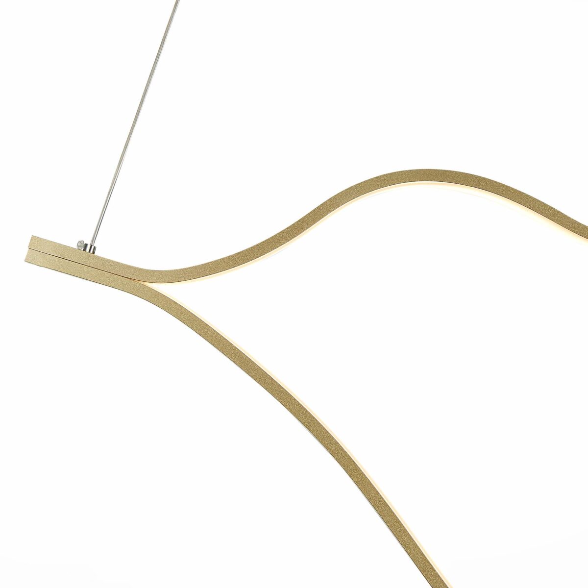 SL6106.203.65 Светильник подвесной ST-Luce Золотистый/Белый LED 1*65W 4000K КОРТИЛЕ — изображение 3