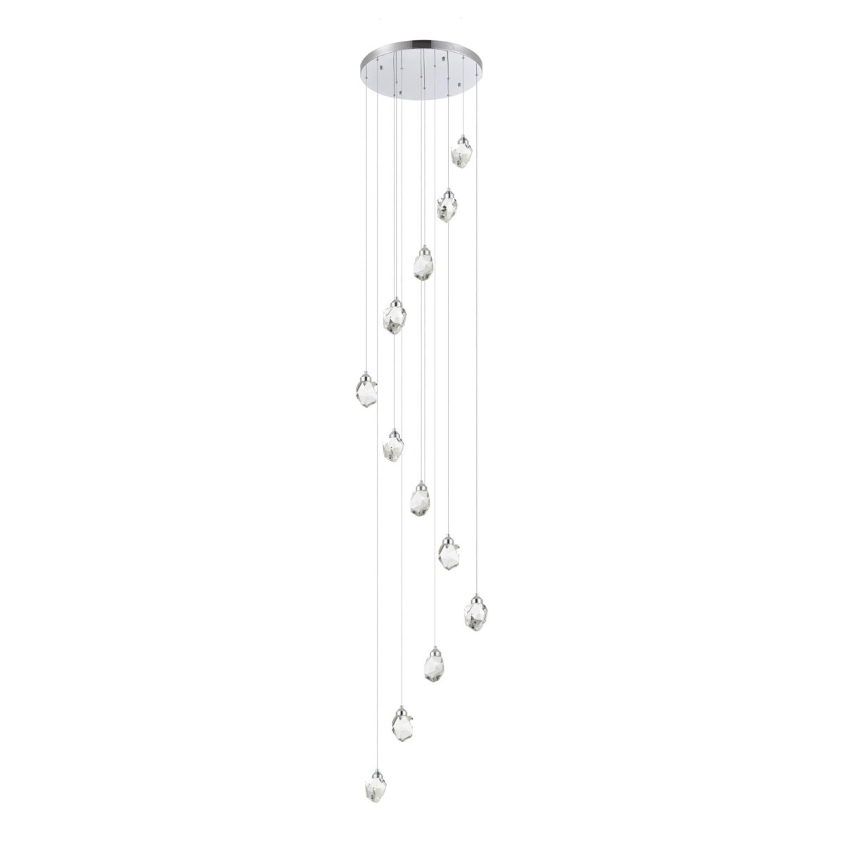 SL6114.103.12 Светильник подвесной ST-Luce Хром/Прозрачный LED 12*3W 3000K КАСКАТО — изображение 2