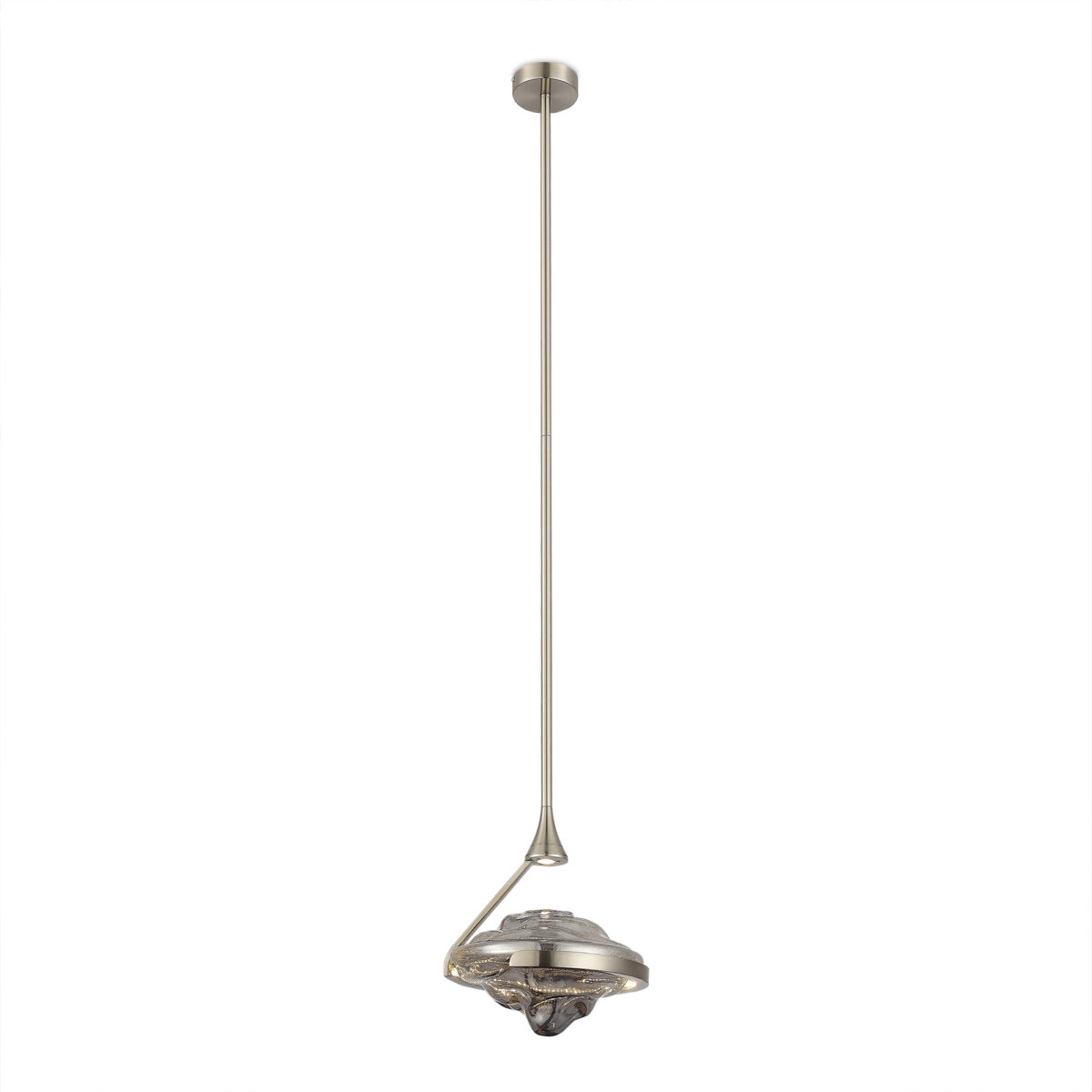 SL6115.103.01 Светильник потолочный  ST-Luce Никель/Дымчато-Серый LED 1*19W 3000K АМАРА — изображение 1
