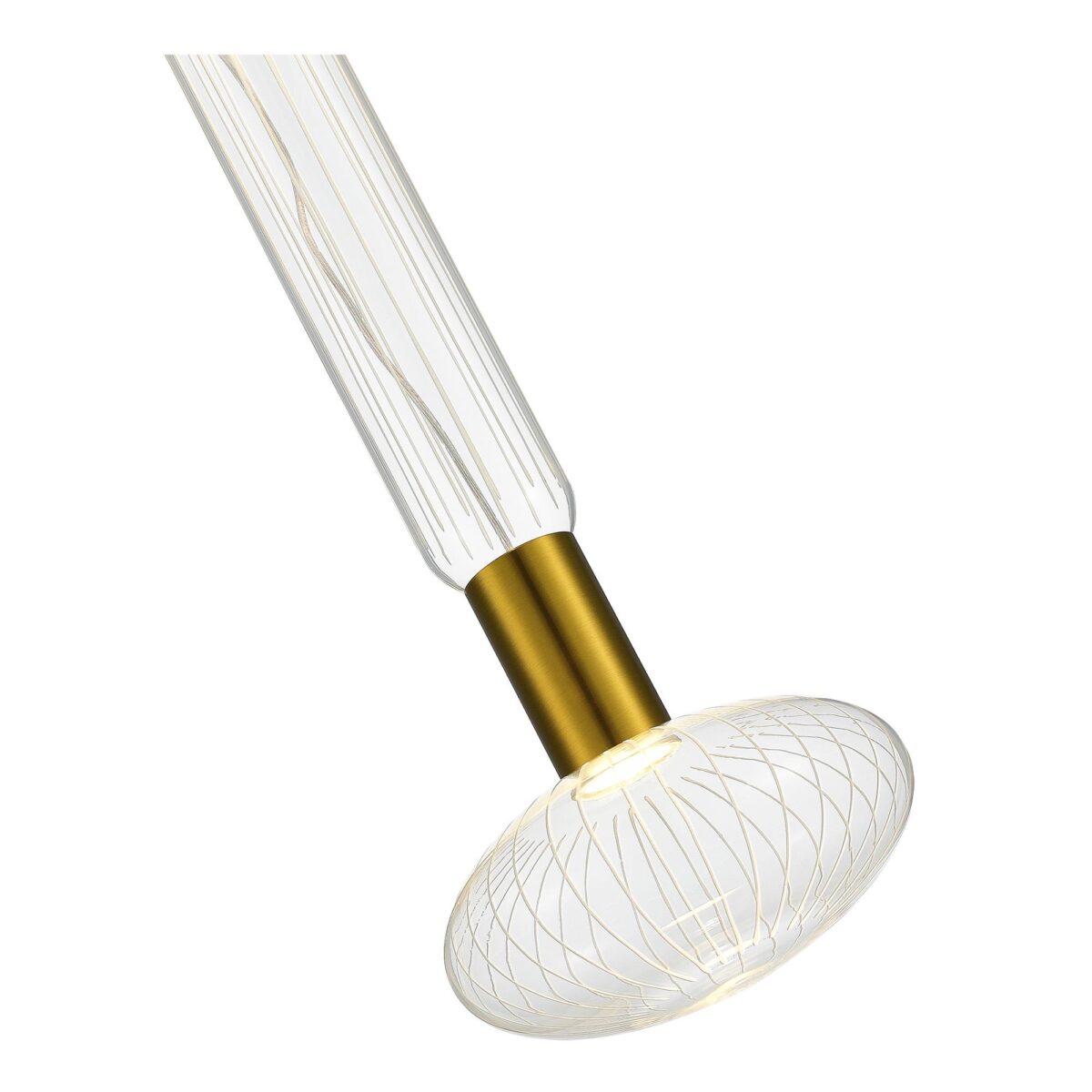 SL6117.213.02 Светильник подвесной ST-Luce Латунь/Золотой, Прозрачный LED 2*3W 3000K ТАККЕ — изображение 3