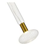 SL6117.213.02 Светильник подвесной ST-Luce Латунь/Золотой, Прозрачный LED 2*3W 3000K ТАККЕ — изображение 3