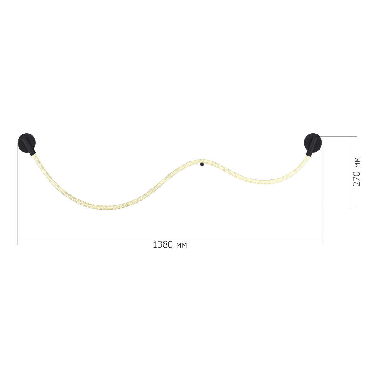 SL6118.401.01 Светильник настенный ST-Luce Черный/Белый LED 1*20W 4000K МАРЛОУ — изображение 3