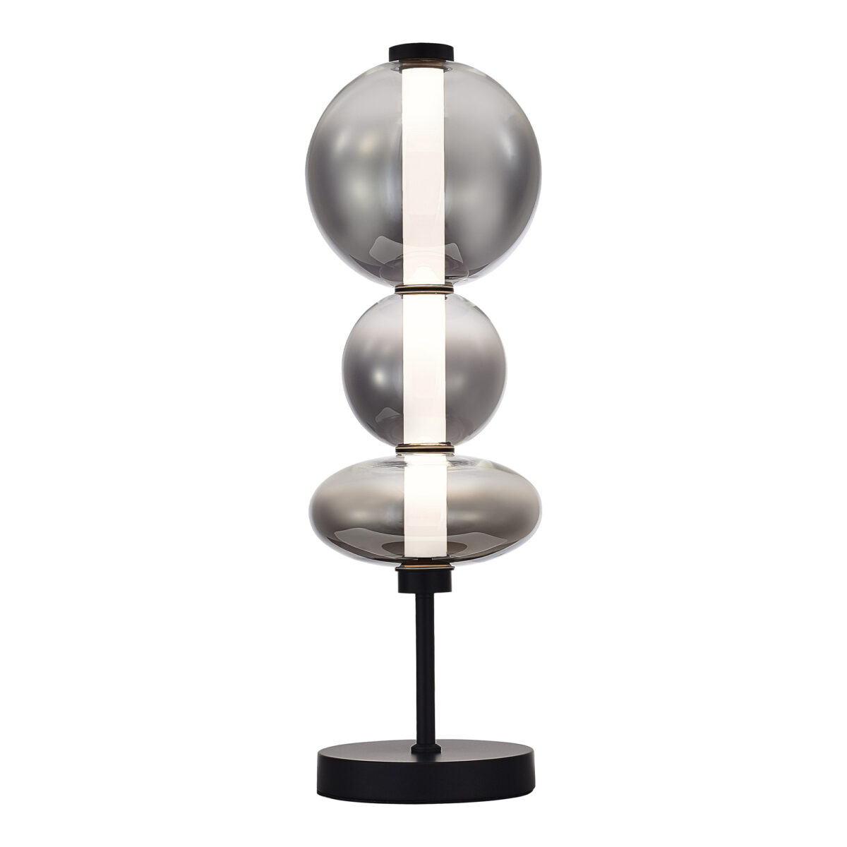 SL6119.404.18 Прикроватная лампа ST-Luce Черный/Дымчато-Серый LED 1*18W 3000K ПЕРЛИНА — изображение 3