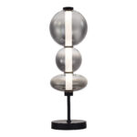 SL6119.404.18 Прикроватная лампа ST-Luce Черный/Дымчато-Серый LED 1*18W 3000K ПЕРЛИНА — изображение 3