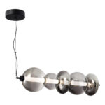SL6119.413.40 Светильник подвесной ST-Luce Черный/Дымчато-Серый LED 1*40W 3000K ПЕРЛИНА — изображение 3