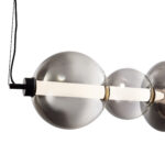 SL6119.413.40 Светильник подвесной ST-Luce Черный/Дымчато-Серый LED 1*40W 3000K ПЕРЛИНА — изображение 4
