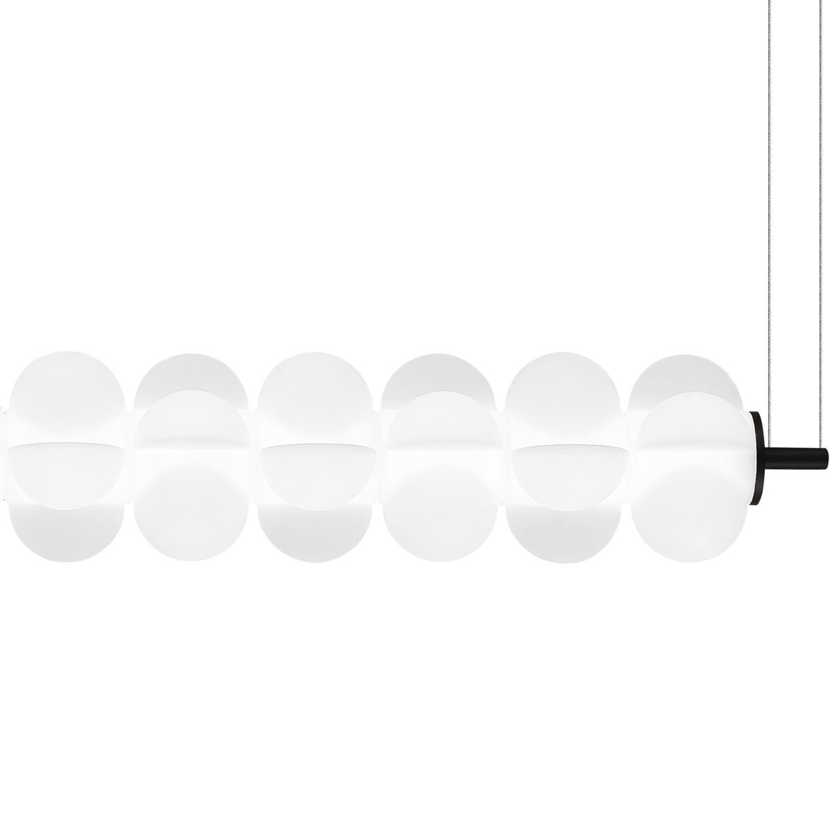 SL6121.413.01 Светильник подвесной ST-Luce Черный/Белый LED 1*30W 3000K ТАЛИСМАН — изображение 3