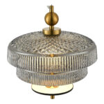 SL6122.303.01 Светильник подвесной ST-Luce Латунь/Латунь, Дымчатый LED 1*8W 3000K ОРИЕНТАЛЬ — изображение 3