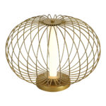 SL6124.204.01 Прикроватная лампа ST-Luce Золотистый/Золотистый LED 1*10W 3000K СЛАЙС