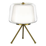 SL6127.304.01 Прикроватная лампа ST-Luce Латунь/Белый, Прозрачный LED 1*16W 3000K ПАНДОРА