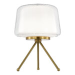 SL6127.304.01 Прикроватная лампа ST-Luce Латунь/Белый, Прозрачный LED 1*16W 3000K ПАНДОРА — изображение 4