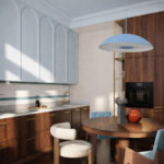 SL6128.703.01 Светильник подвесной ST-Luce Голубой/Голубой LED 1*24W 3000K ЛИДИА — изображение 7