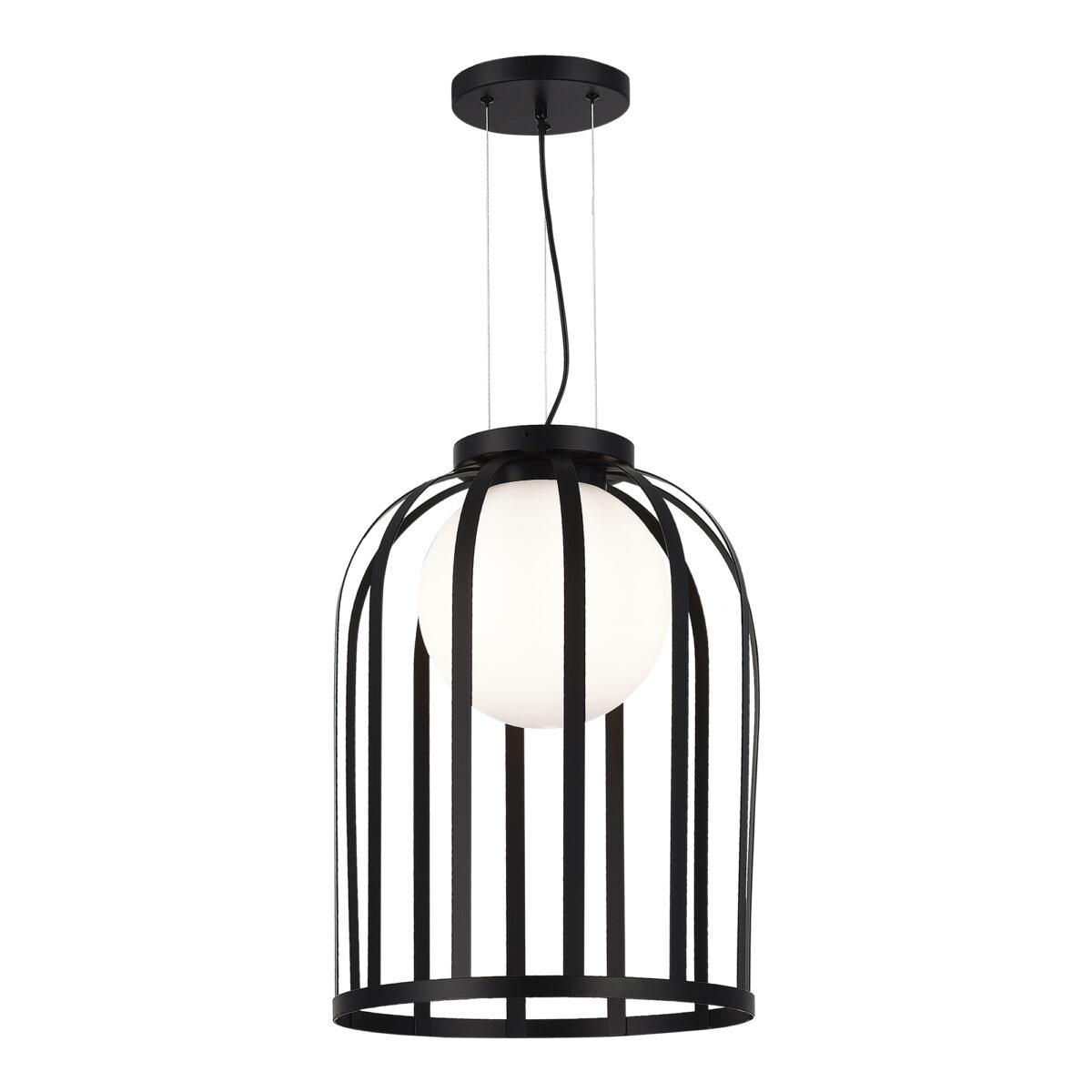 SL6129.403.01_01W SL6129.403.01 Светильник подвесной ST-Luce Черный/Белый E27 1*60W НОРДИК — изображение 1