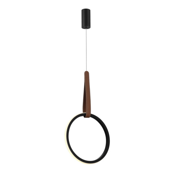 SL6131.403.12 Светильник подвесной ST-Luce Черный/Черный, Терракотовый LED 1*12W 4000K ШЕЙП