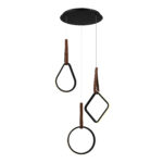 SL6131.403.36 Светильник подвесной ST-Luce Черный/Черный, Терракотовый LED 1*36W 4000K ШЕЙП