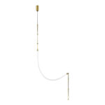 SL6132.301.20 Светильник настенно-потолочный ST-Luce Латунь/Белый LED 1*20W 3000K СЛЕЙТ