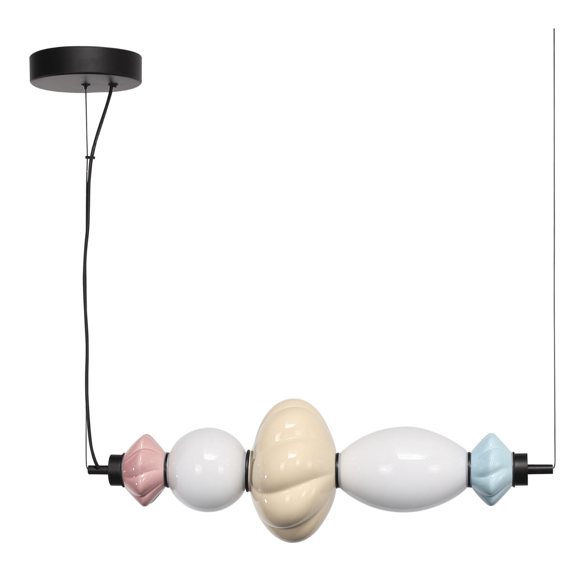 SL6134.423.01 Светильник подвесной ST-Luce черный/синий, желтый, розовый, опаловый LED 1*18W 3000K ФЛОРЕНТИНИ — изображение 2