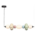 SL6134.443.01 Светильник подвесной ST-Luce черный/зеленый, розовый, желтый, синий, опаловый LED 1*24 ФЛОРЕНТИНИ