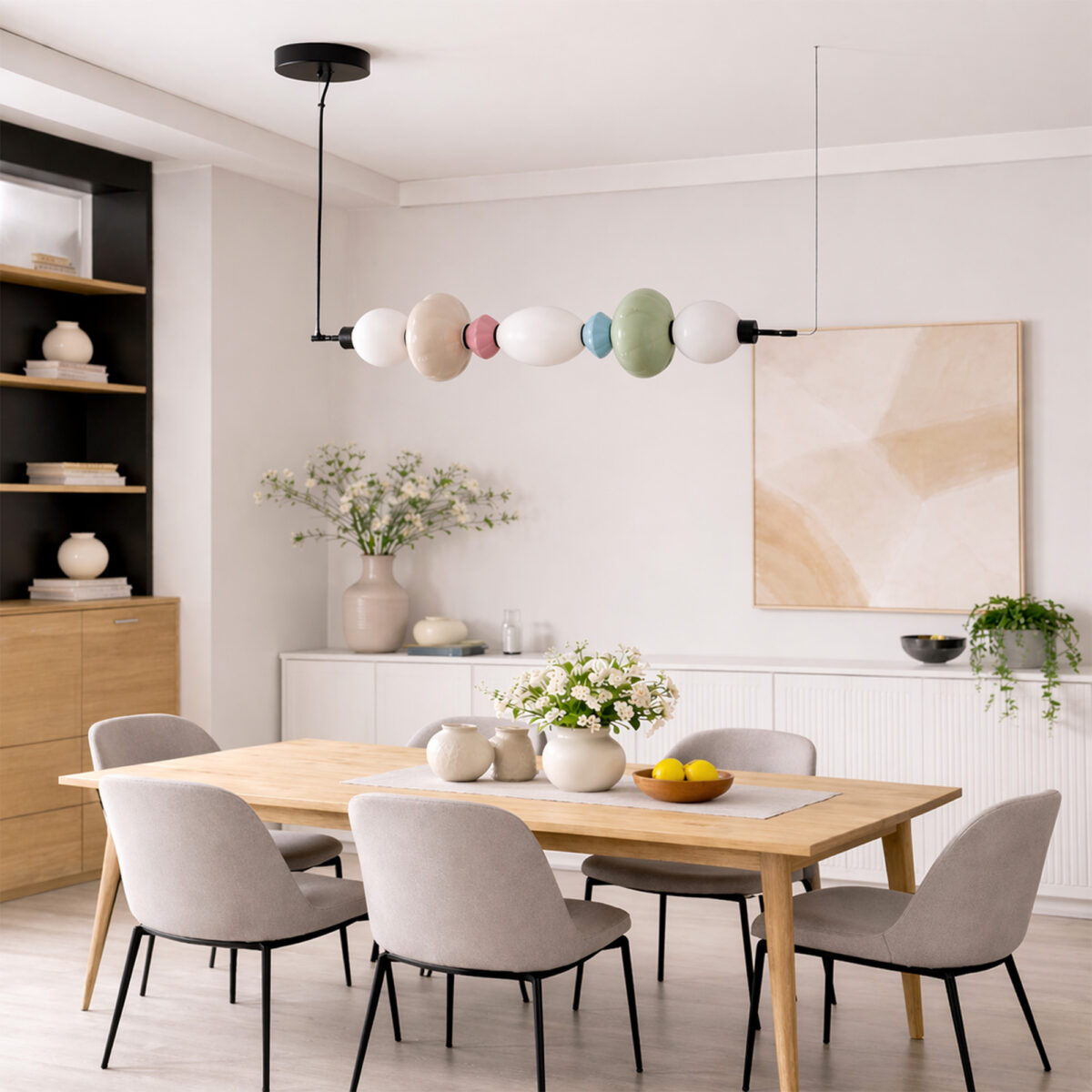 SL6134.443.01 Светильник подвесной ST-Luce черный/зеленый, розовый, желтый, синий, опаловый LED 1*24 ФЛОРЕНТИНИ — изображение 7