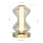 SL6136.204.01 Прикроватная лампа ST-Luce золото/коньячный LED 1*6W 3000K СПАЙН — изображение 5