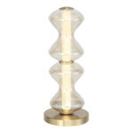 SL6136.214.01 Прикроватная лампа ST-Luce золото/коньячный LED 1*12W 3000K СПАЙН