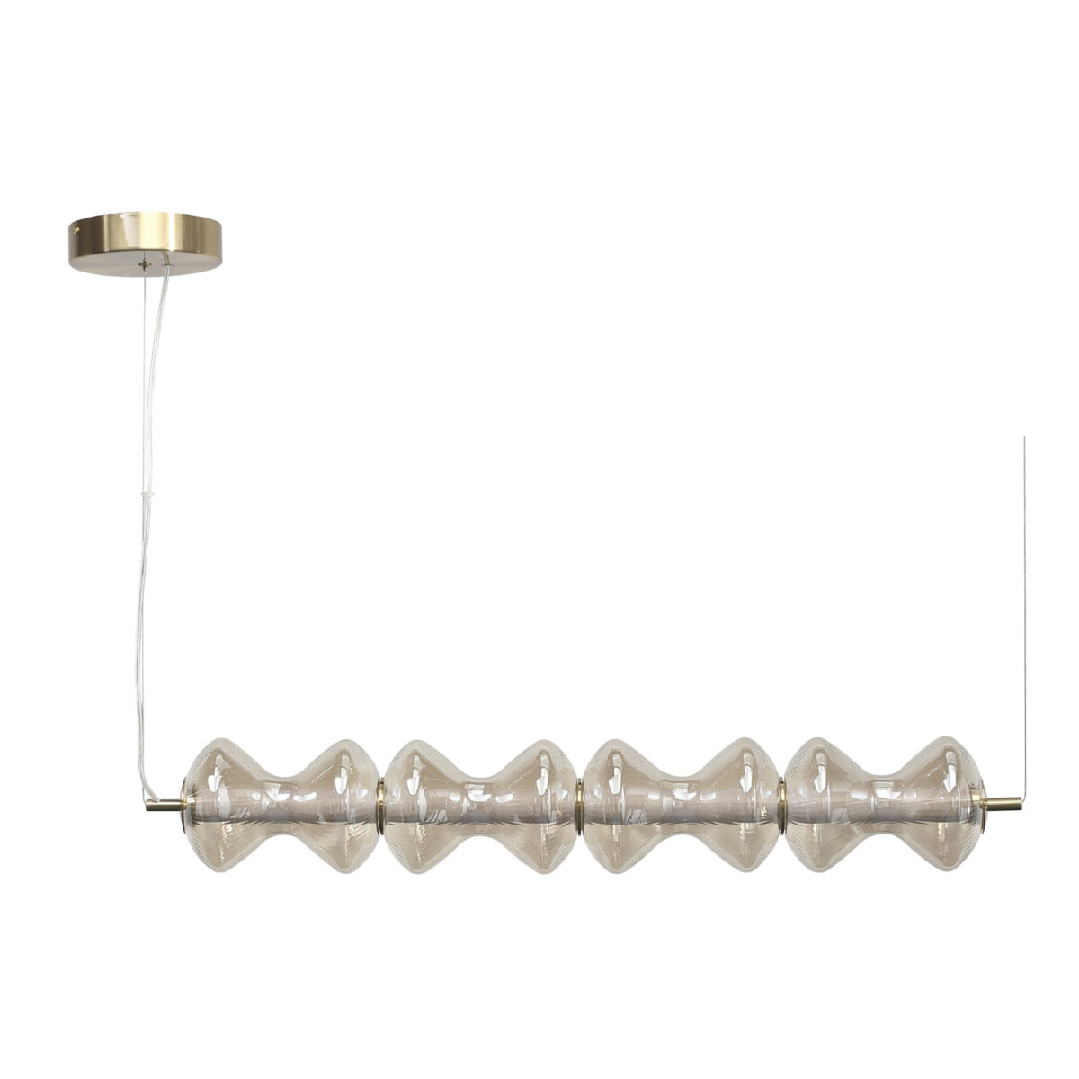SL6136.223.01 Светильник подвесной ST-Luce золото/коньячный LED 1*22W 3000K СПАЙН — изображение 2