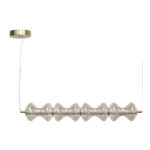 SL6136.223.01 Светильник подвесной ST-Luce золото/коньячный LED 1*22W 3000K СПАЙН — изображение 2