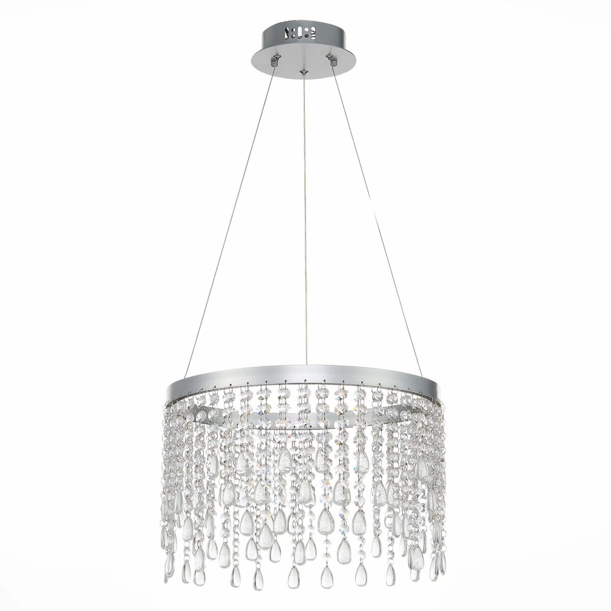 SL6201.103.24 Люстра подвесная ST-Luce Серебристый/Прозрачный LED 1*24W 3000K/4000K/6000K ВЕГА — изображение 2