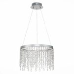 SL6201.103.24 Люстра подвесная ST-Luce Серебристый/Прозрачный LED 1*24W 3000K/4000K/6000K ВЕГА — изображение 2