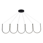 SL6202.413.01 Светильник подвесной ST-Luce Черный LED 1*68W 3000K ХЕЙТ