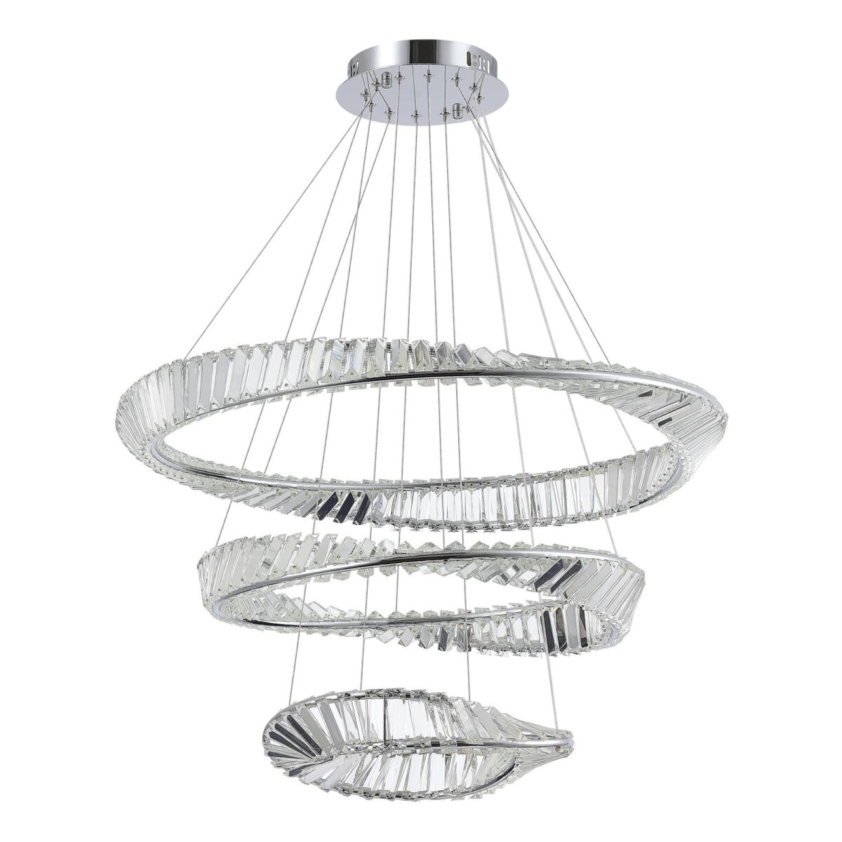 SL6204.101.03 Светильник подвесной ST-Luce Хром/Прозрачный LED 1*97W 4000K РИТОРТО — изображение 2