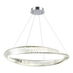 SL6204.121.01 Светильник подвесной ST-Luce Хром/Прозрачный LED 1*58W 4000K РИТОРТО