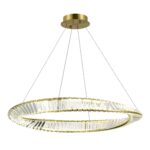 SL6204.311.01 Светильник подвесной ST-Luce Латунь/Прозрачный LED 1*45W 4000K РИТОРТО