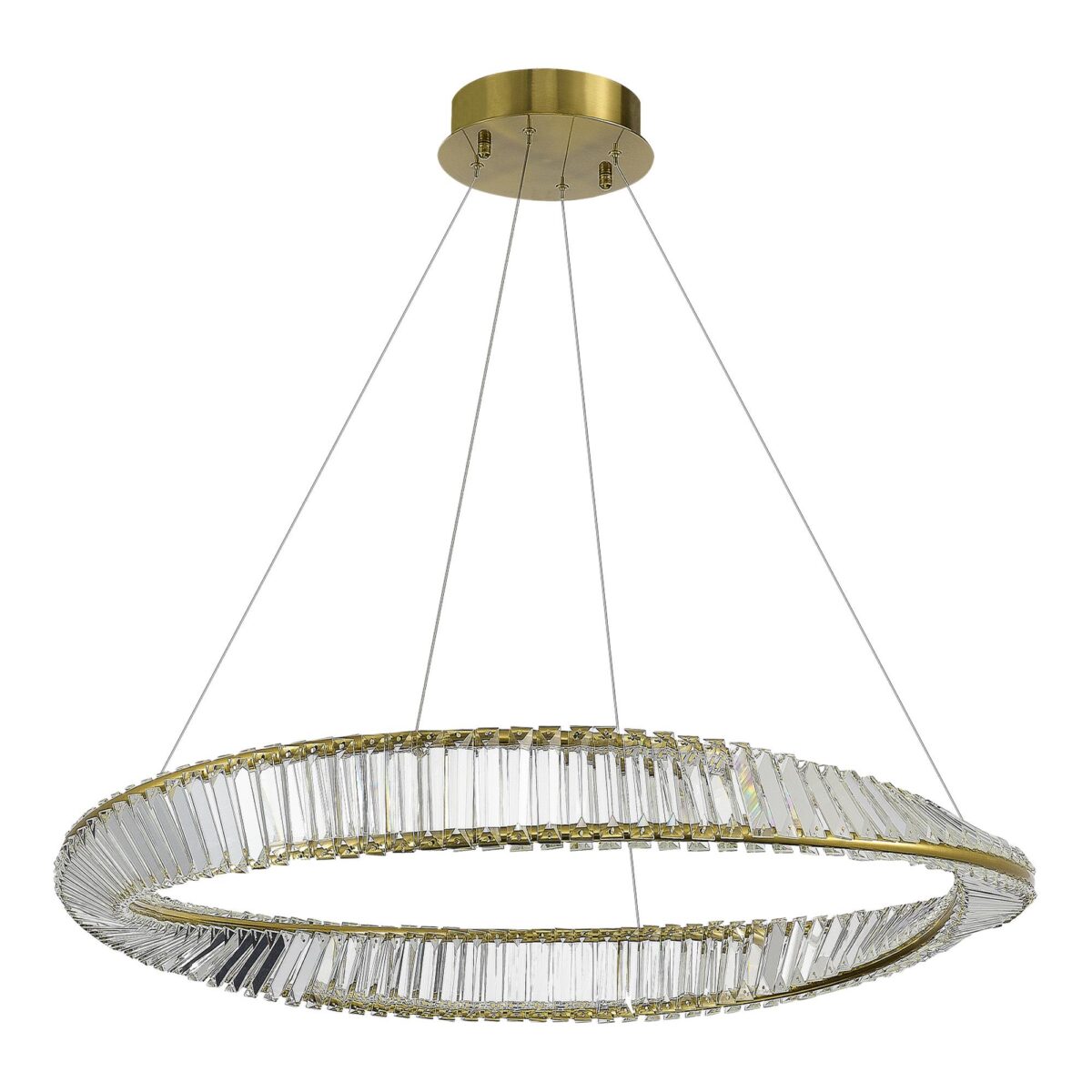 SL6204.321.01 Светильник подвесной ST-Luce Латунь/Прозрачный LED 1*58W 4000K РИТОРТО — изображение 2