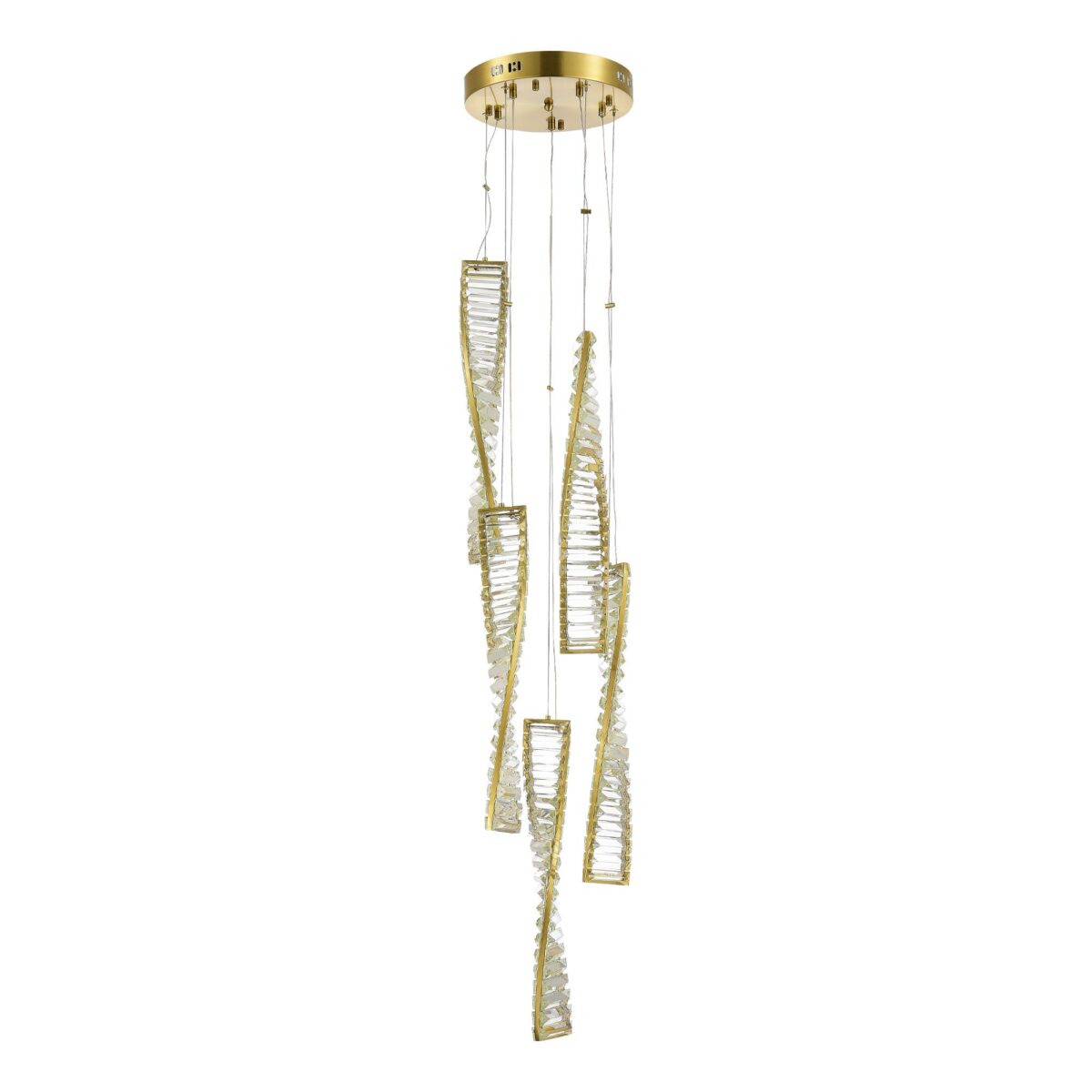 SL6205.303.05 Светильник подвесной ST-Luce Латунь/Прозрачный LED 1*55W 4000K ЭЛИКА — изображение 2